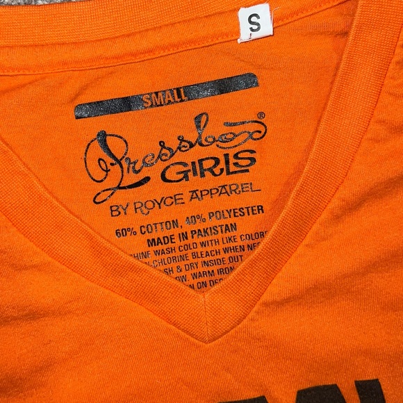 Girls Small Pressbox Girls Oklahoma State OSU Long sleeve shirt with thumb holes - Picture 5 of 5